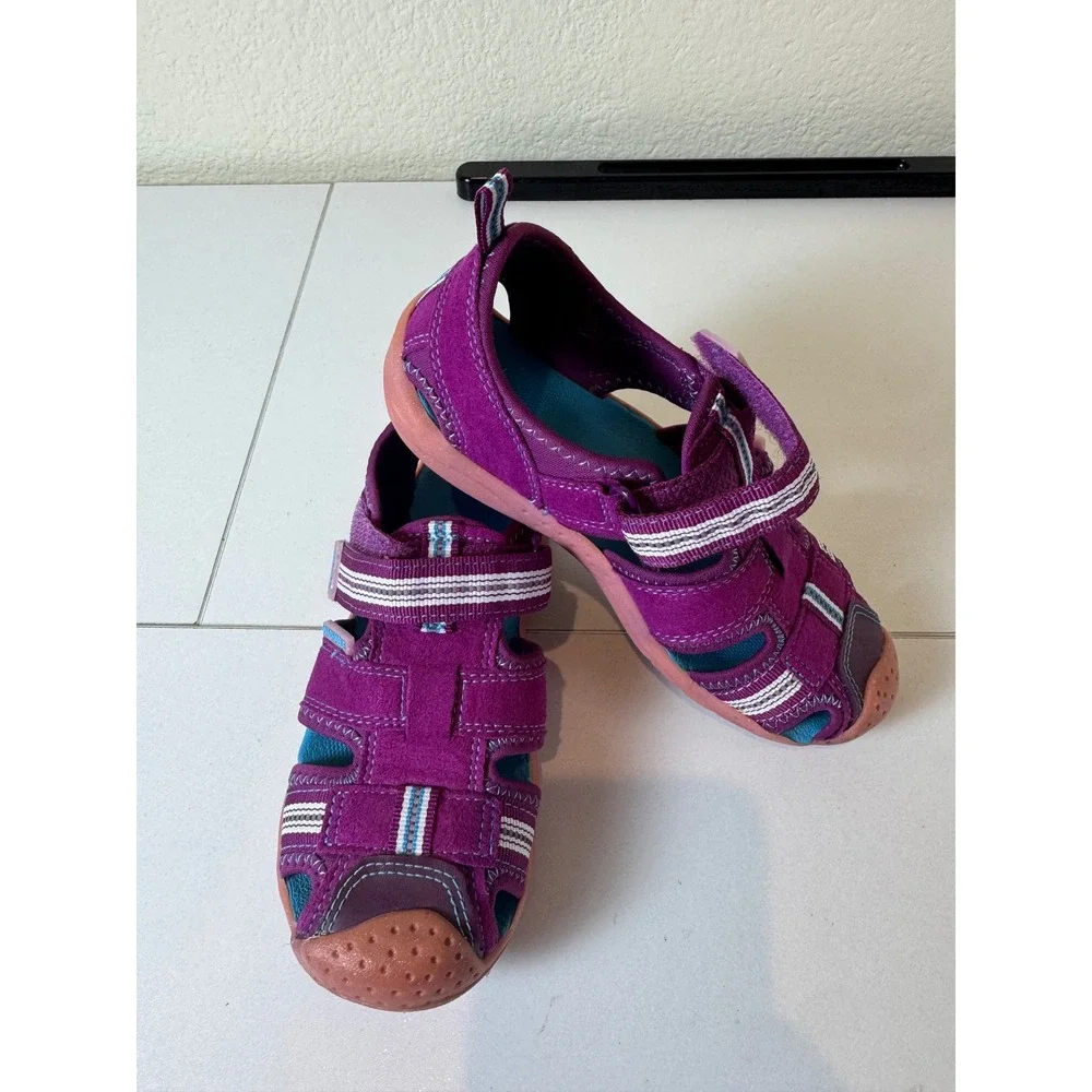 Pediped‎ Sahara Sandals Kids Size 12.5 13 Purple Washable Water Shoes Gorpcore